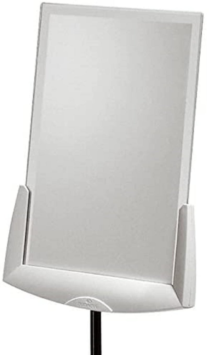 Durable Sherpa Replacement Panel Only for Infobase Sign Stand - Acrylic Panel 8.5" x 11" Inch from Floor - Gray - Image 1